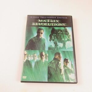 The Matrix Revolutions DVD 2 Disc‎ Full Screen Edition Action Sci-Fi Movie